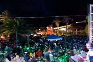 Les vale el COVID-19: fiesta patronal con mega baile en San Nicolás de los Ranchos, Puebla