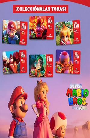 Lanzan tarjetas coleccionables de Mario Bros previo a estreno de película