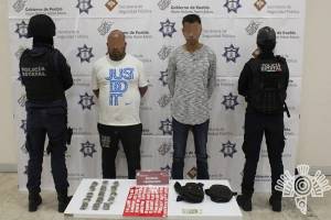 Sujetos compraban droga en Tlaxcala para venderla en Puebla; fueron capturados