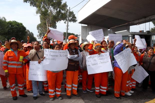 Protestan “naranjitas”; sindicato asegura que no tienen razón sus quejas