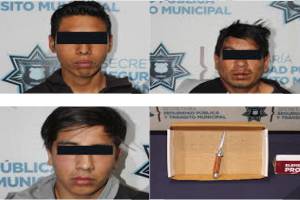 Quinteta de ladrones fueron asegurados tras acciones policiales en Puebla