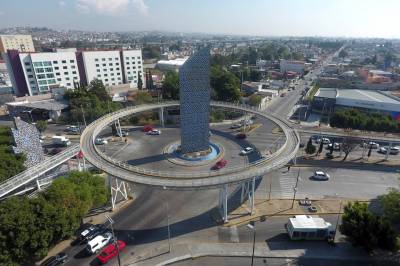 Prevén desmantelar ciclopista y rotonda de bulevar Hermanos Serdán