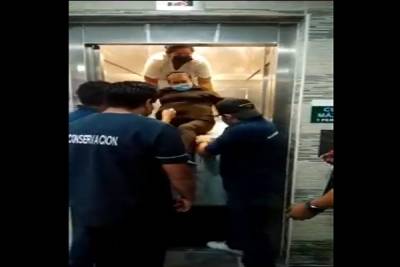 VIDEO: Denuncian una falla más de los elevadores del IMSS La Margarita