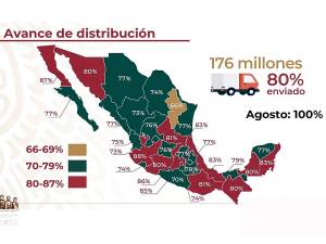 SEP ya distribuyó 78% de libros de texto a escuelas de Puebla