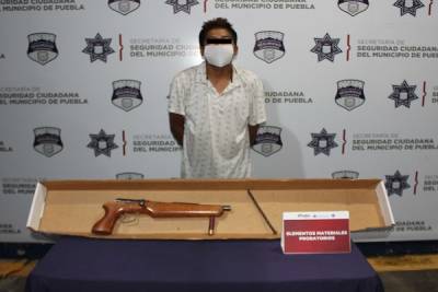Sujeto con escopeta en mano fue detenido tras asaltar a un menor en Granjas San Isidro