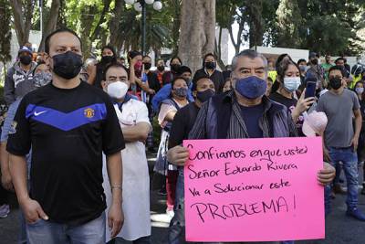 Locatarios del mercado 5 de Mayo se &quot;colgaban&quot; de la luz: Eduardo Rivera