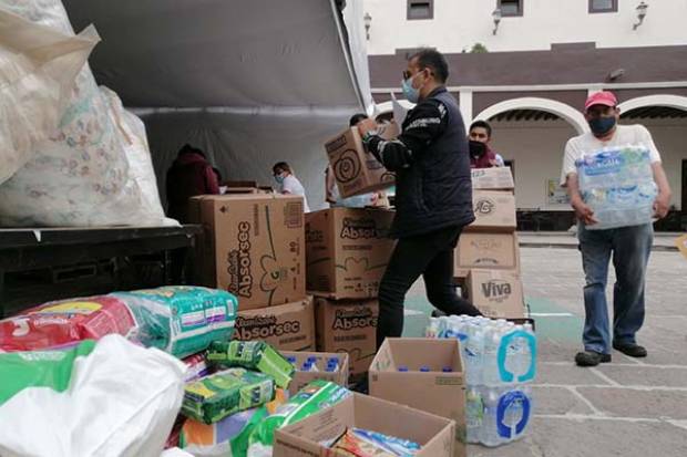 SEDIF Puebla mantiene 4 centros de acopio para damnificados por huracán &quot;Grace&quot;