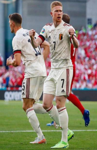 Euro 2020: Bélgica viene de atrás y derrota 2-1 a Dinamarca