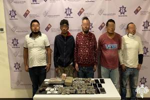 SSP Puebla detiene a cinco vendedores de drogas de la banda de &quot;El Babas&quot;