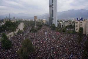 Estallido social en Chile: más de medio millón se manifestó en las calles