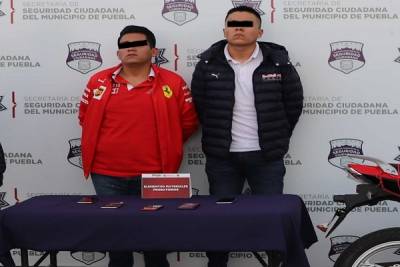 Seguridad Ciudadana capturó a asaltantes de negocio de celulares en Puebla