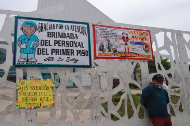 Hospitales COVID de Puebla con menos de 35% de ocupación