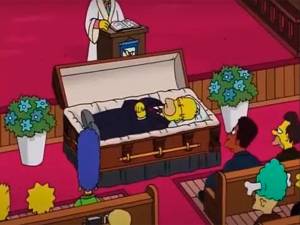 La muerte de Homero Simpson
