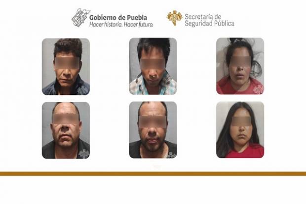 Detienen a seis integrantes de la banda del &quot;Pelón del Sur&quot;, líder narcomenudista en Puebla