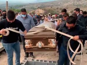 Así fue el funeral de Debanhi en Galeana, Nuevo León