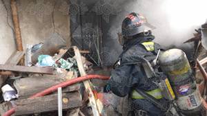 Fuego consumió material reciclable en vivienda de Romero Vargas