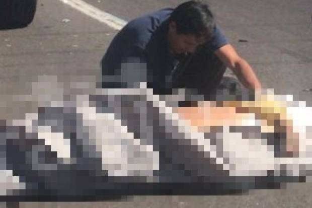 Ciclista murió atropellado en la Vía Atlixcáyotl