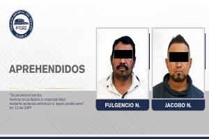 Policía capturó a sujetos que agredieron a dos vecinos en Puebla