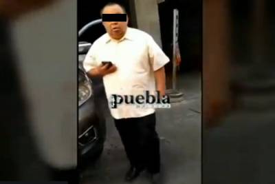 VIDEO: #LordSacerdote atropelló a mujer en el centro de Puebla; &quot;no es para tanto&quot;, dijo