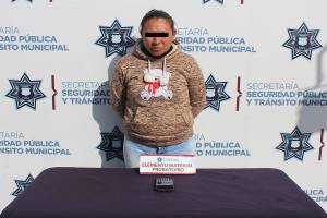 Treinteañera fue capturada por robo a transporte público en Puebla