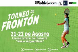Ayuntamiento de Puebla presenta el primer campeonato abierto de frontenis de pelota preolímpica