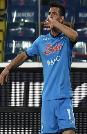 Chucky Lozano anota en goleada del Nápoles 4-0 al Udinese