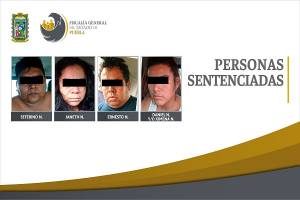 Cuatro secuestradores de Altepexi son sentenciados a 50 años de cárcel