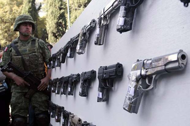 Disminuye registro de armas legales en 26 por ciento en Puebla
