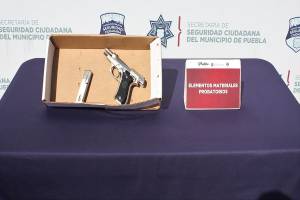 Sujeto con arma de fuego es asegurado en Guadalupe Hidalgo