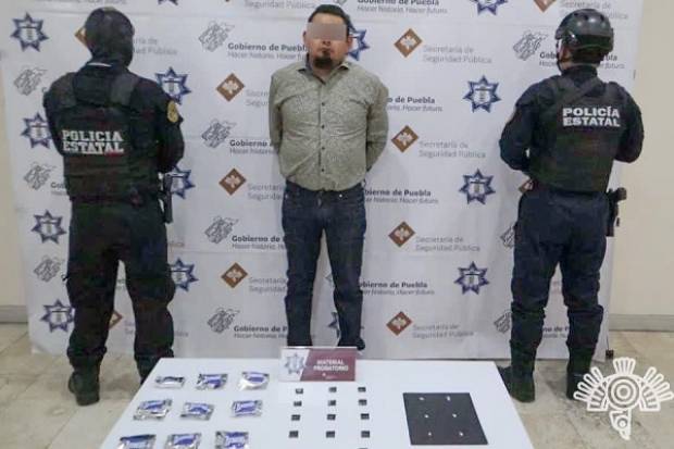 SSP Puebla detiene a &quot;El Orejas&quot;, distribuidor de drogas en La Libertad