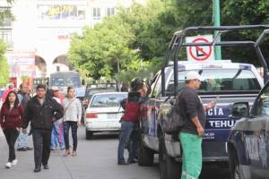 En paro policías de Tehuacán por cambio de director