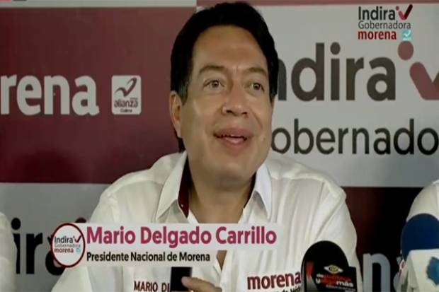 Mario Delgado pide suspender derechos políticos a Saúl Huerta