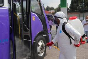 Movilidad y Transporte supervisa acciones de sanitización en Ruta JBS en Puebla
