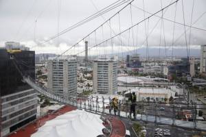 VIDEO. 148 metros de longitud tendrá puente colgante en la zona de Angelópolis