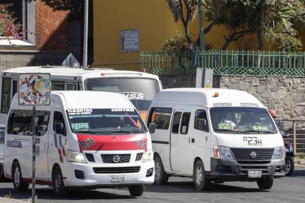 Perderán concesión transportistas que coloquen propaganda política en Puebla