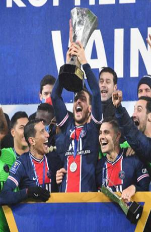 PSG es campeón de la Supercopa de Francia; ganó 2-1 al Marsella
