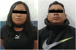 Detienen a pareja que asaltaba a usuarios del transporte RUTA Puebla