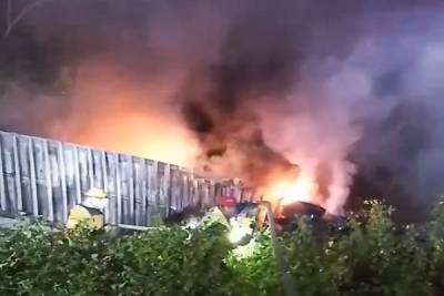 VIDEO: Mueren siete personas calcinadas tras accidente en la autopista México-Tuxpan