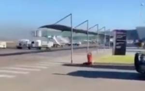 VIDEO: Sicarios disparan contra avión que aterrizaba en el aeropuerto de Culiacán