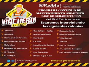 Ayuntamiento de Puebla refuerza el programa &quot;El Bachero&quot;