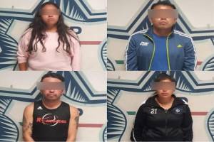 SSP Puebla detiene a cuatro narcomenudistas de la banda de &quot;El Pelón&quot;