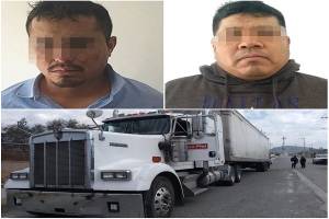 Policía detuvo a asaltantes de camiones de carga en Tehuacán