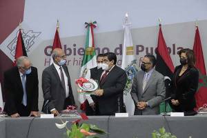 Gobernador de Puebla se reúne con el Consejo de los Embajadores Árabes en México