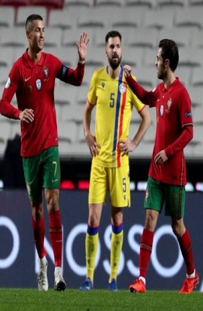 Portugal goléo 7-0 a Andorra y se prepara para enfrentar a Francia