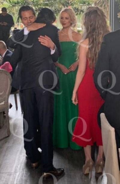 Peña Nieto y Tania Ruiz aparecieron como pareja en boda junto a Julio Iglesias