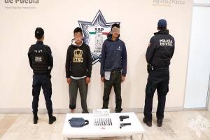 Ladrones de vehículos y narcomenudistas, capturados en San Pedro Cholula