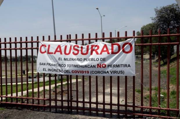 Pobladores de Totimehuacán se oponen a uso de cementerio para muertos por COVID