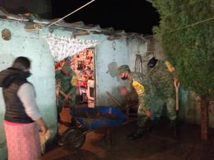 Tromba afectó al menos 35 viviendas en San Nicolás Buenos Aires, Puebla