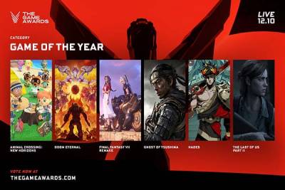 The Game Awards 2020: estos son los nominados a GOTY y otras categorías