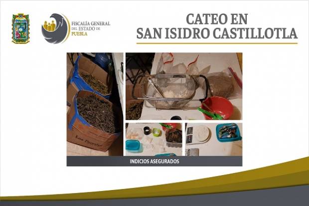 Localizan narcolaboratorio en San Isidro Castillotla y detienen a dos personas
